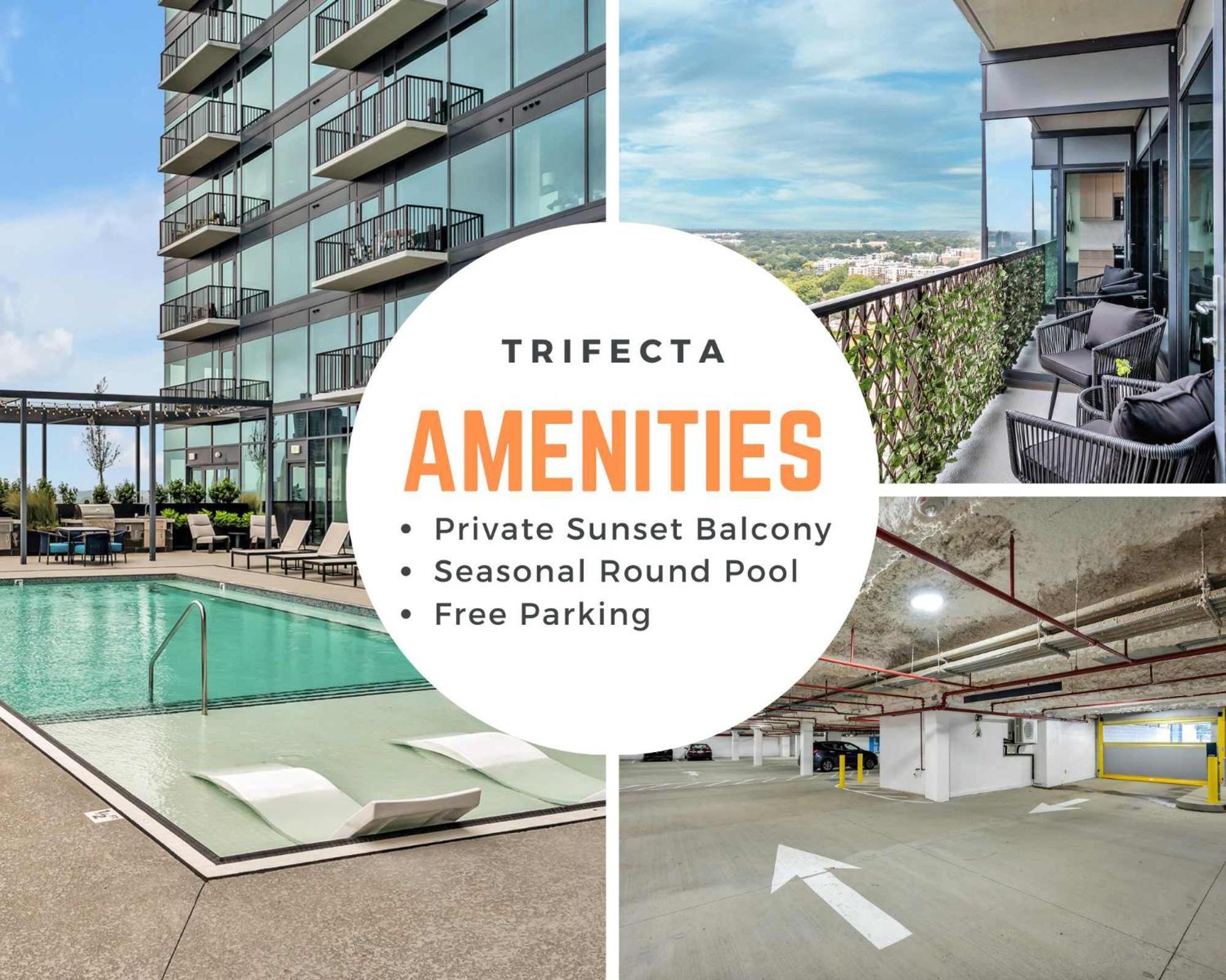 High-Rise Apt Raleigh Free Parking & Sunset View 1 Exterior foto