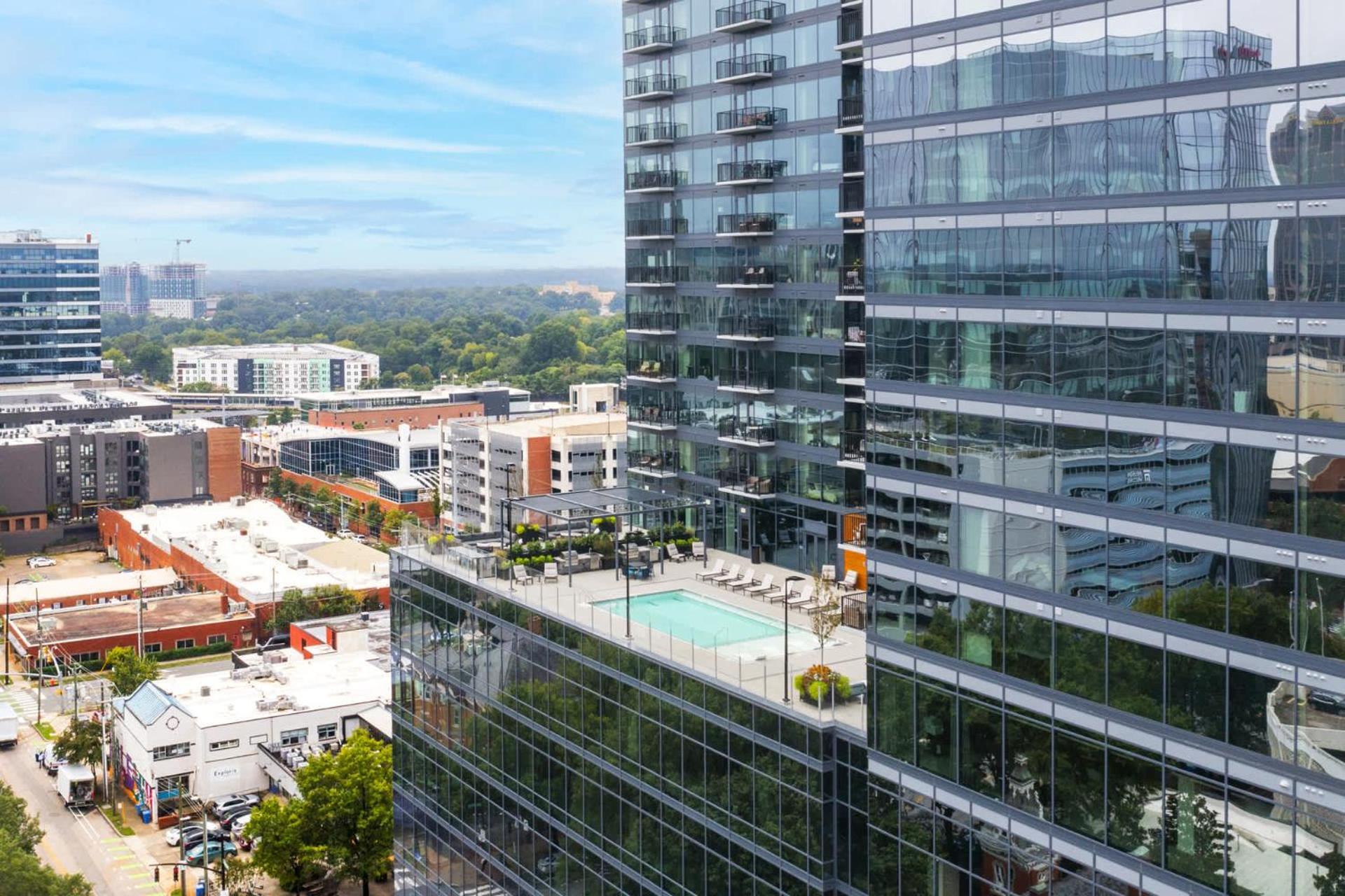 High-Rise Apt Raleigh Free Parking & Sunset View 1 Exterior foto