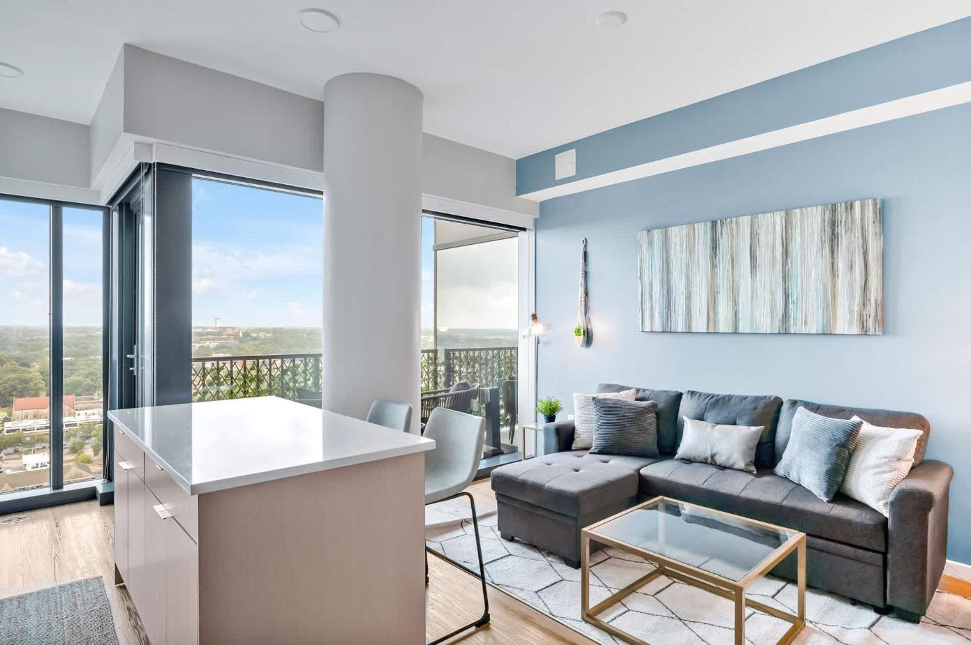 High-Rise Apt Raleigh Free Parking & Sunset View 1 Exterior foto